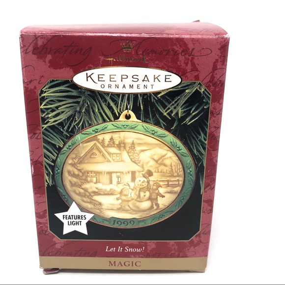 Hallmark Other - Hallmark Keepsake Let It Snow Light Up Dated 1999